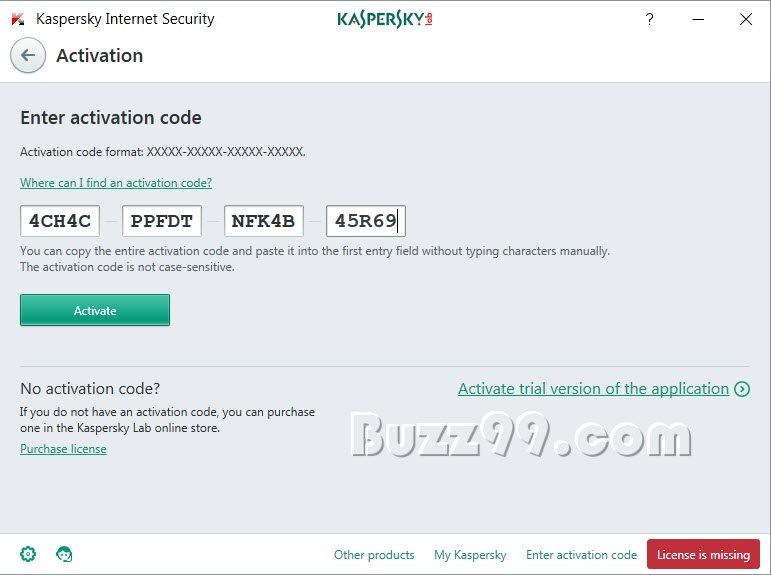 kaspersky 2019 activation code
